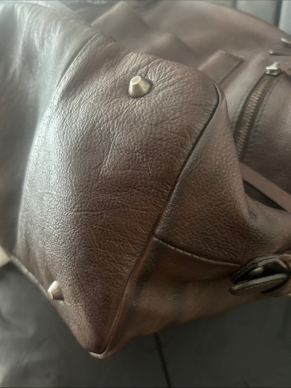We The Free Emerson Leather Satchel - Brown (large) - Picture 2 of 5